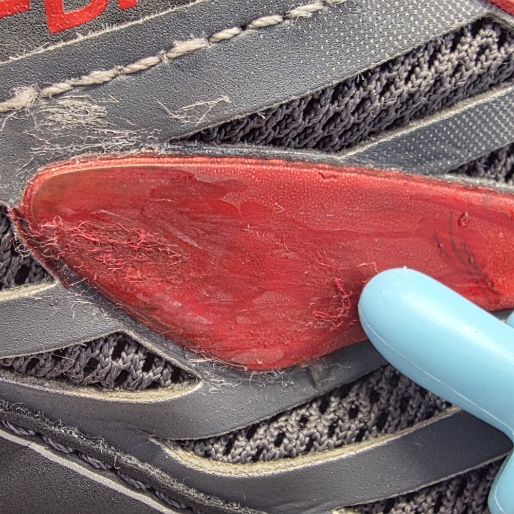 Brooks Addiction 13 Men's 10.5 2E Gray Red Running Shoes Support Stability - Picture 11 of 12